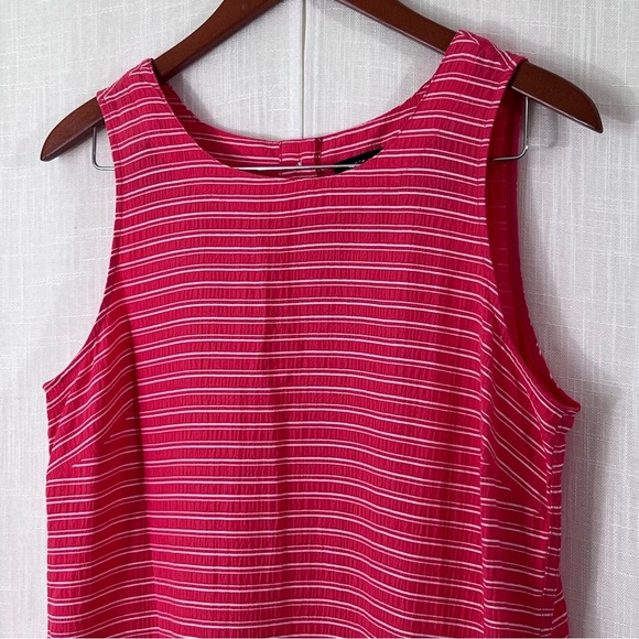 Tommy Hilfiger Striped Sleeveless Crew Neck Short Shift Dress Size 10 - Picture 6 of 12